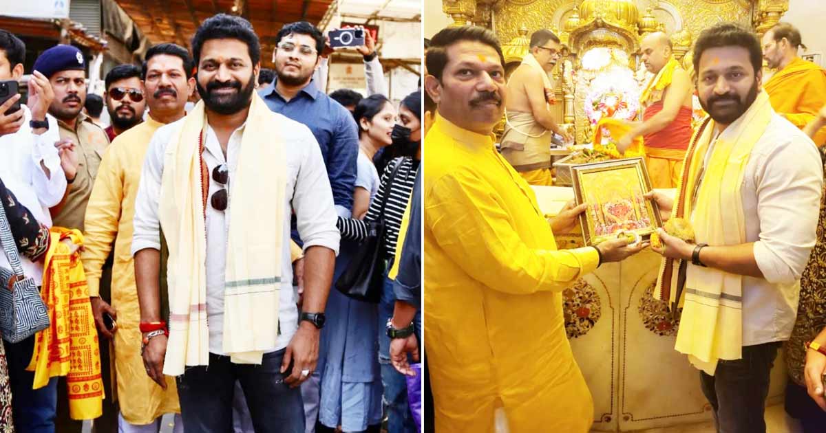 Kantara Star Rishab Shetty Seeks Blessings At Siddhivinayak Temple After Film's Massive Success