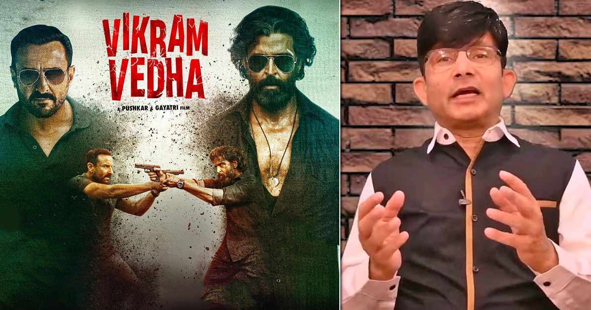 KRK Claims Vikram Vedha Is Made On A Budget Of 250 Crores, Declares It A ‘Box Office Disaster’