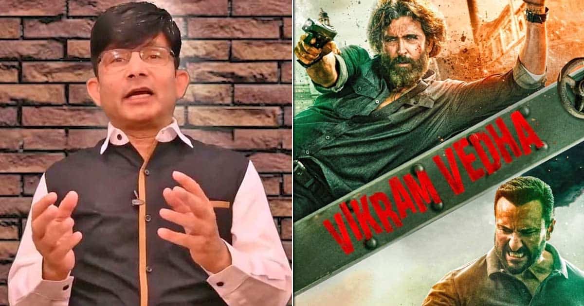 KRK Is Making Fun Of Vikram Vedha Collections!