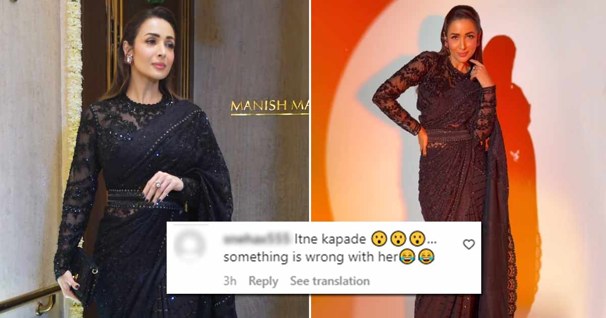 Malaika Arora Leaves Netizens In Disbelief As She Wears A Fully Covered Saree For Diwali Bash!
