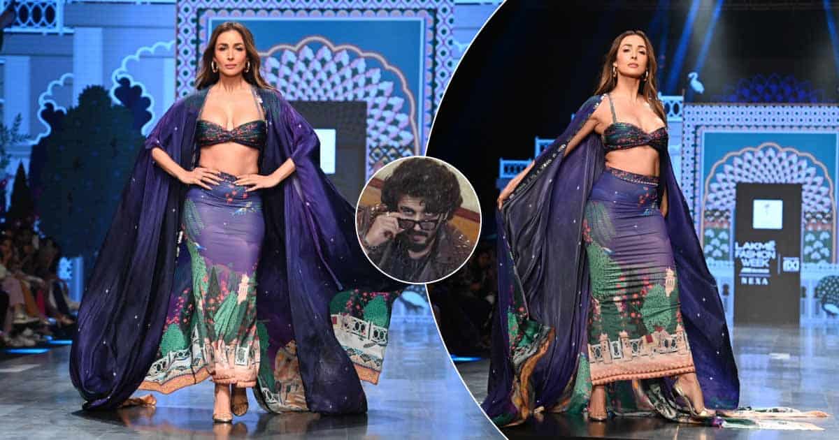 Malaika Arora Looks Like A Goddess In A Figure-Hugging Skirt With A Plunging Neckline Crop Top As She Walks The Ramp- Check Out The Video