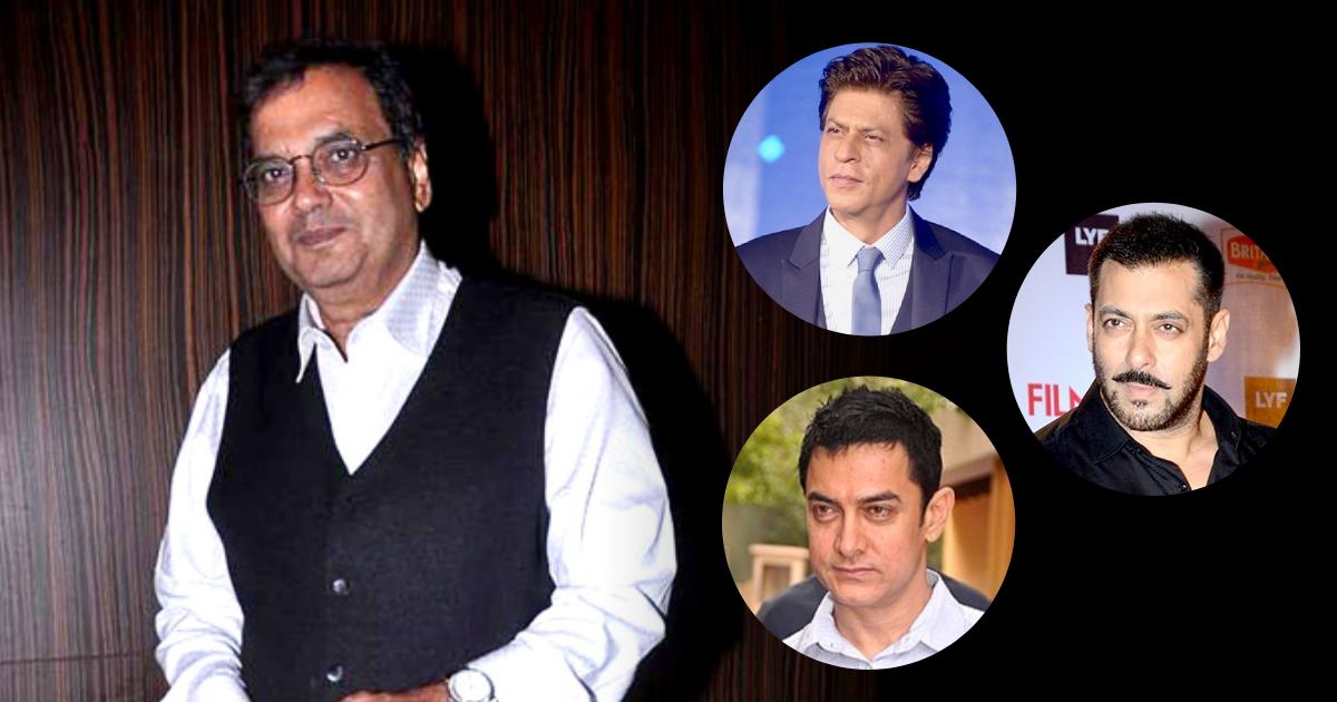 Subhash Ghai Slams Today's Bollywood Actors Calling Them "Sabun Tel Wale Log", Praises Shah Rukh Khan, Aamir Khan & Salman Khan
