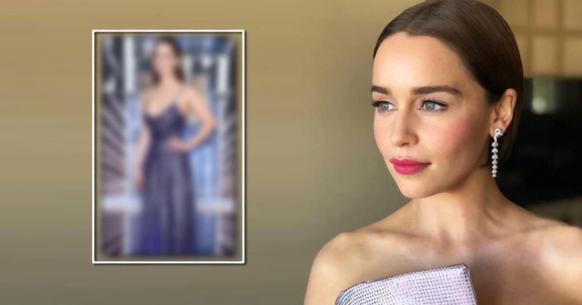 When Emilia Clarke Donned A S*xy Plunging Neckline Glittery Gown
