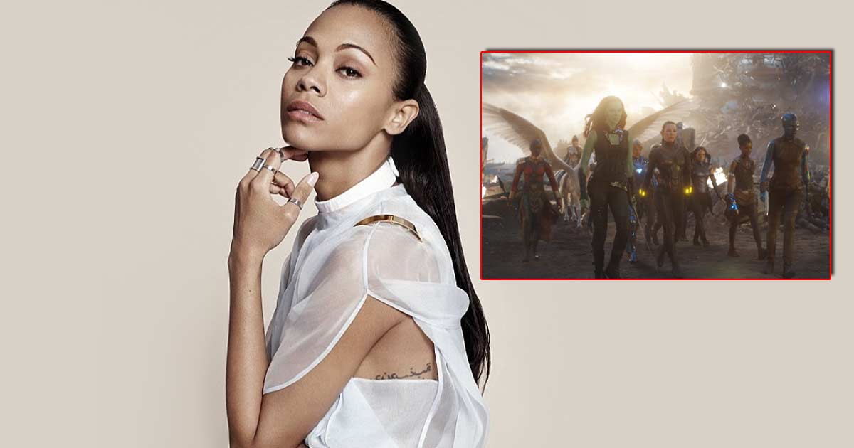 Zoe Saldana Spills Some Beans About How She Felt While Filming 'A-Force' Scene In Avengers: Endgame