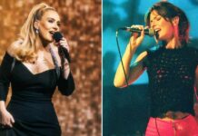 Adele pleasantly surprised to see Shania Twain at her Las Vegas show