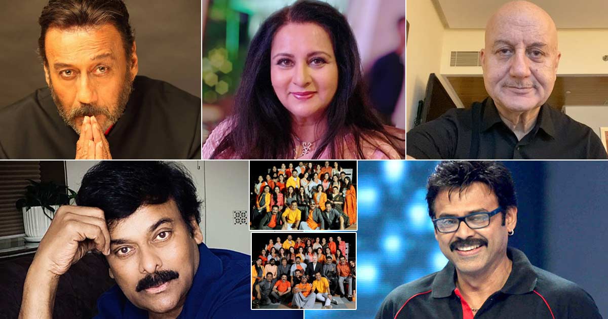 Chiranjeevi & Venkatesh To Anupam Kher, Anil Kapoor, Tina Ambani & More – Here’s A List Of All Who Attended Jackie Shroff & Poonam Dhillon's '80s Reunion Bash!