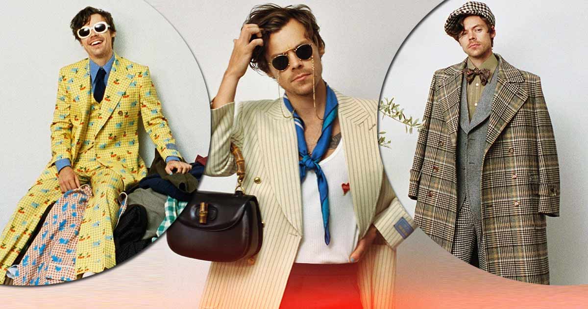 Harry Styles Poses In New Gucci Collection Flaunting A Bamboo Handbag, Check Out