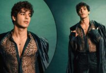 Ishaan Khatter Looks Dripping Hot In Velvet Pant Suit & Sheer Scaly Shirt Is Enough To Make All Girls Go Weak In Their Knees!