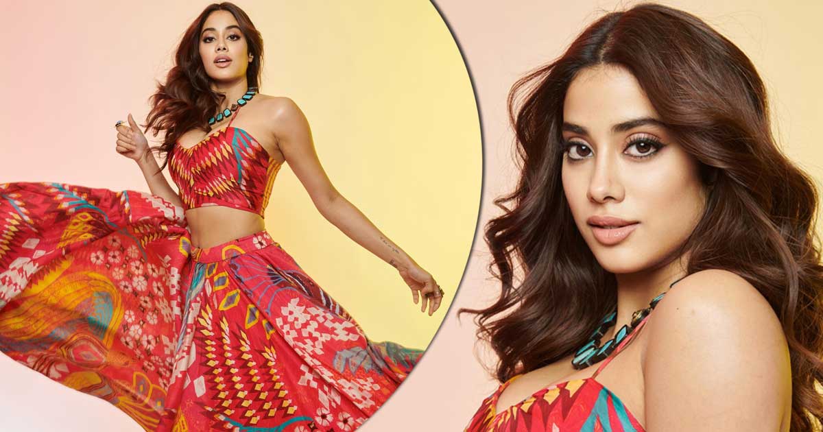Janhvi Kapoor's S*xy & Effortlessly Stylish Printed Lehengha Can Be A Stunning Addition To Your Wardrobe This Wedding Season