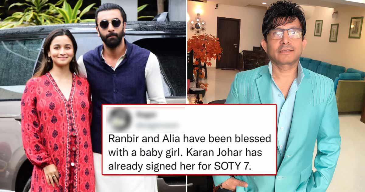 KRK Hints Alia Bhatt Was Pregnant With Ranbir Kapoor’s Baby Way Before Their Marriage, Netizens React!