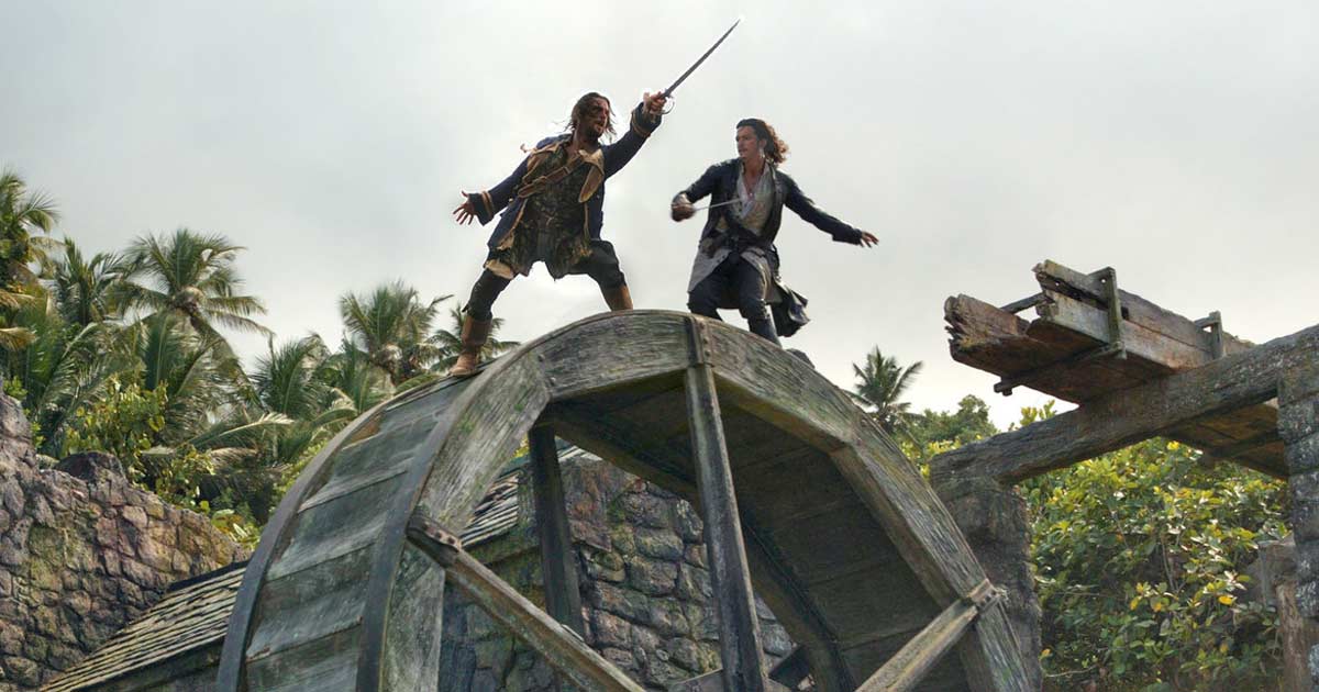 Pirates Of The Caribbean Stuntman Unveils Jaw-Dropping Details about Water Wheel Fight Sequence In The Film
