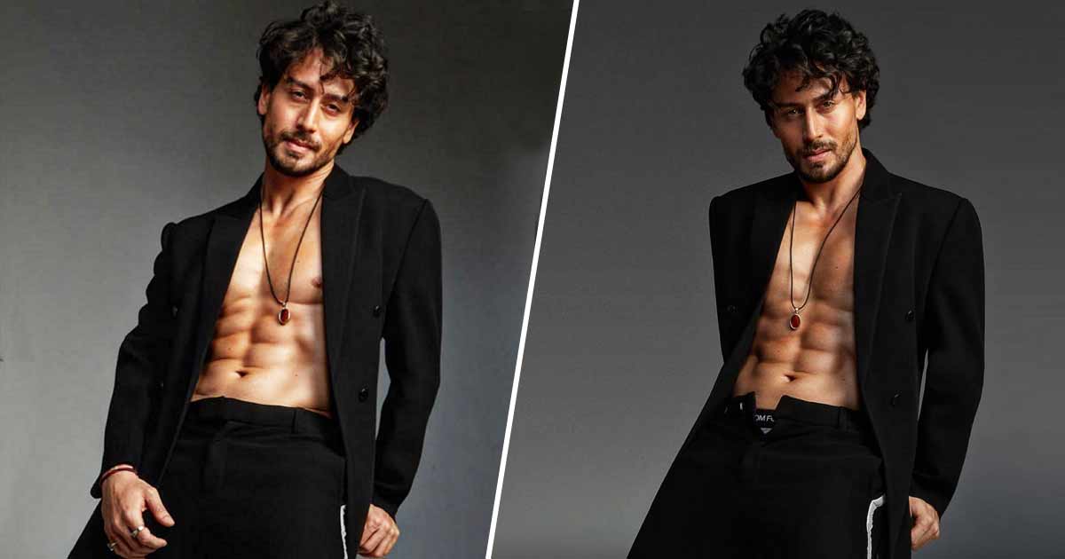 Tiger Shroff Flaunts His Toned Abs In A Front Open Blazer & Makes A S*xy Statement In Zip-Open Pants
