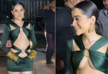 Uorfi Javed’s Dark Green Cut-Out Glove Dress Gets Her Massively Trolled, Netizen Comments “Jaise Madaari Apni Bandariya Ko Lekar Aata Hai…”