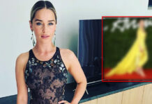 When Emilia Clarke's Dramatic Cut-Out Design At Her B**bs Made Many Heads Turn As She Slayed In A Bright Yellow Schiaparelli Gown, Check Out