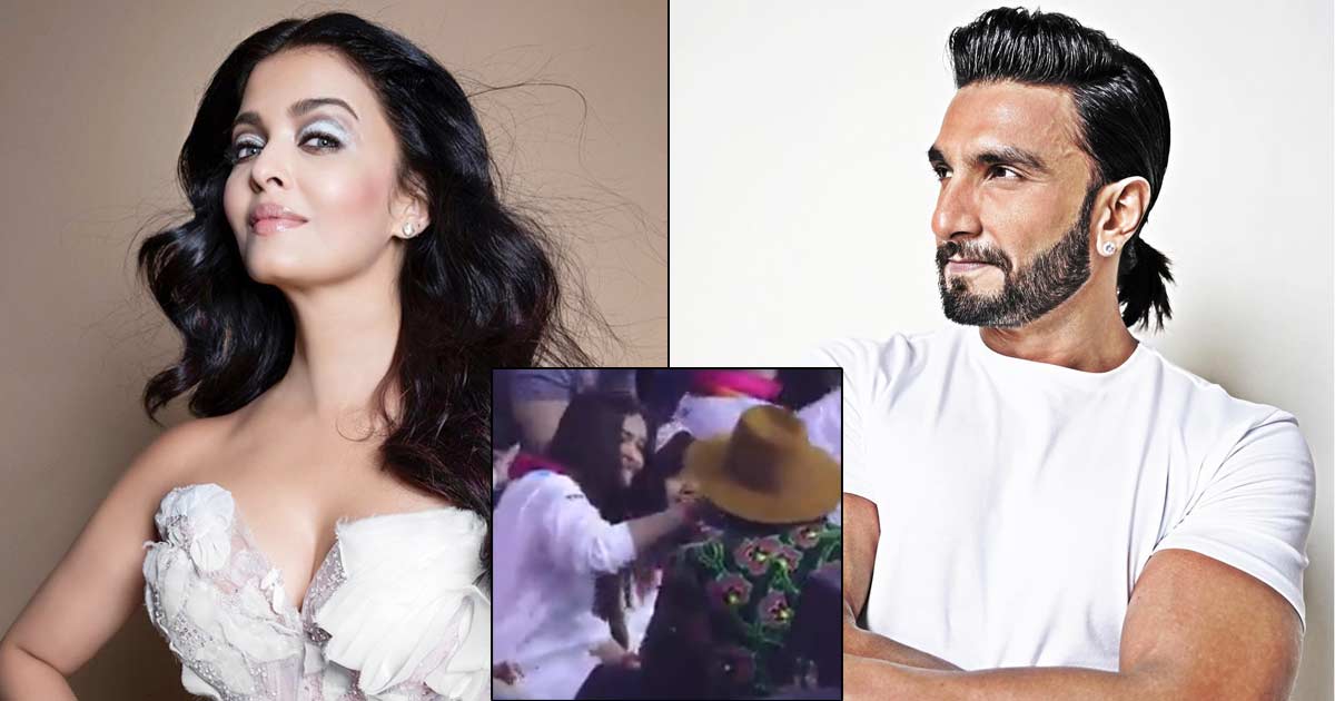 Aishwarya Rai Bachchan Sends Social Media Into A Tizzy As She Pulls Ranveer Singh’s Cheeks During Pro Kabbadi League Finale
