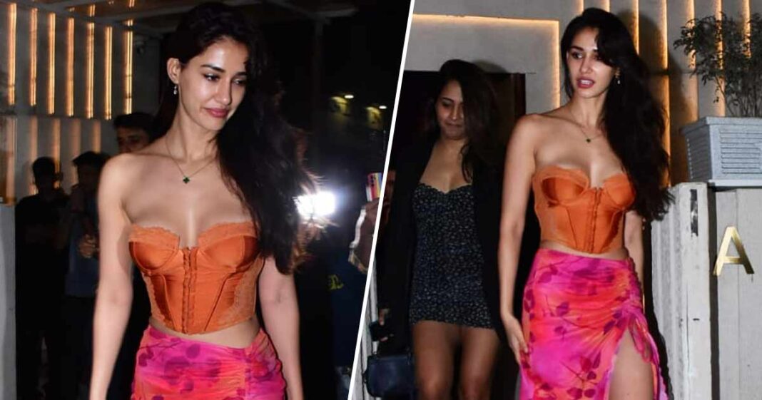 Disha Patani Flaunts Her Busty Cleav Ge In A Backless Corset Top And Gets Brutally Trolled By