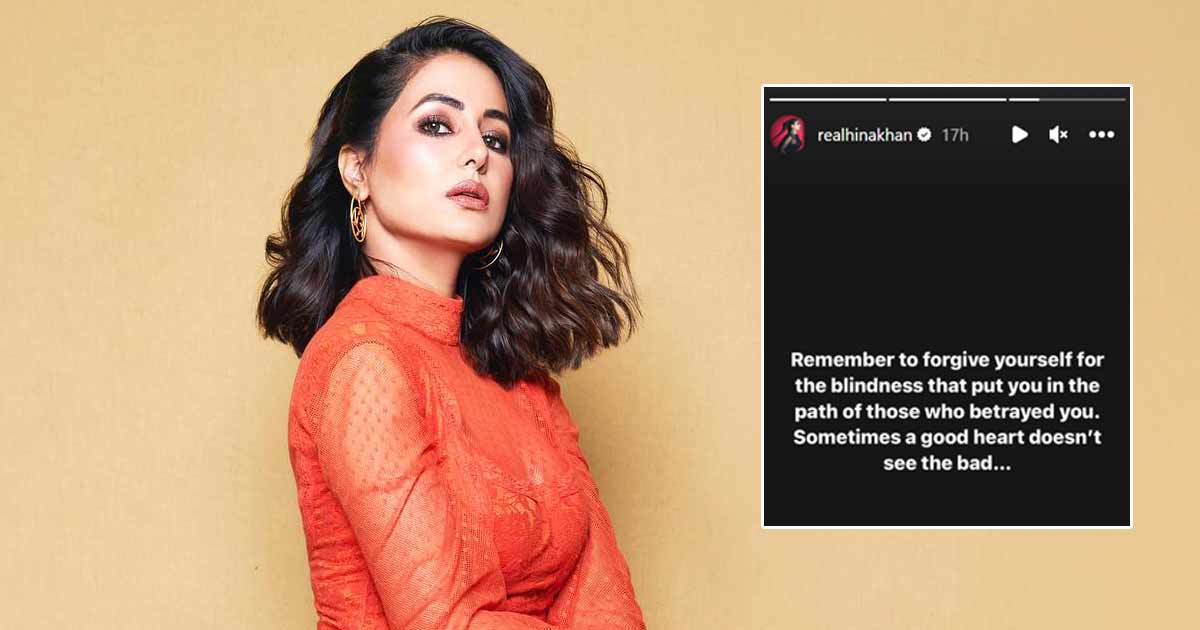 Hina Khan shares cryptic post about 'Betrayal', worried fans express concern for the actress on social media 