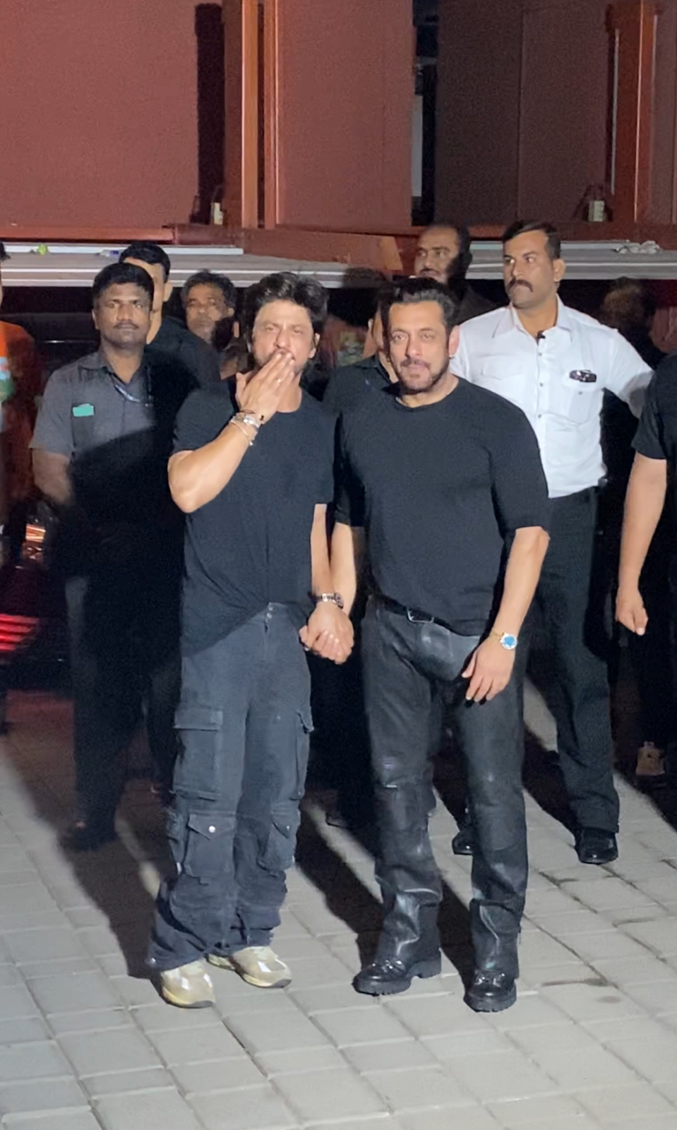 Photos: When Aayush Sharma bumped into Shah Rukh Khan at a recording studio  in Mumbai | Hindi Movie News - Times of India
