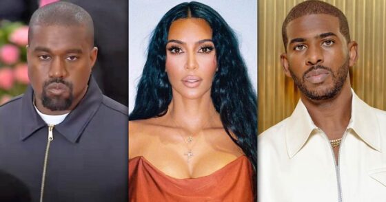 Kim Kardashian Was Caught Red Handed With Nba Star Chris Paul Kanye West Allegedly Creates 