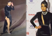 Kritika Kamra’s Discomfort In S*xy Black Gown Has Netizens Asking “Jab Sharam Aati Hai Ese Kapde Pahen Ne Me To Kyu Pahen Ti Jo”