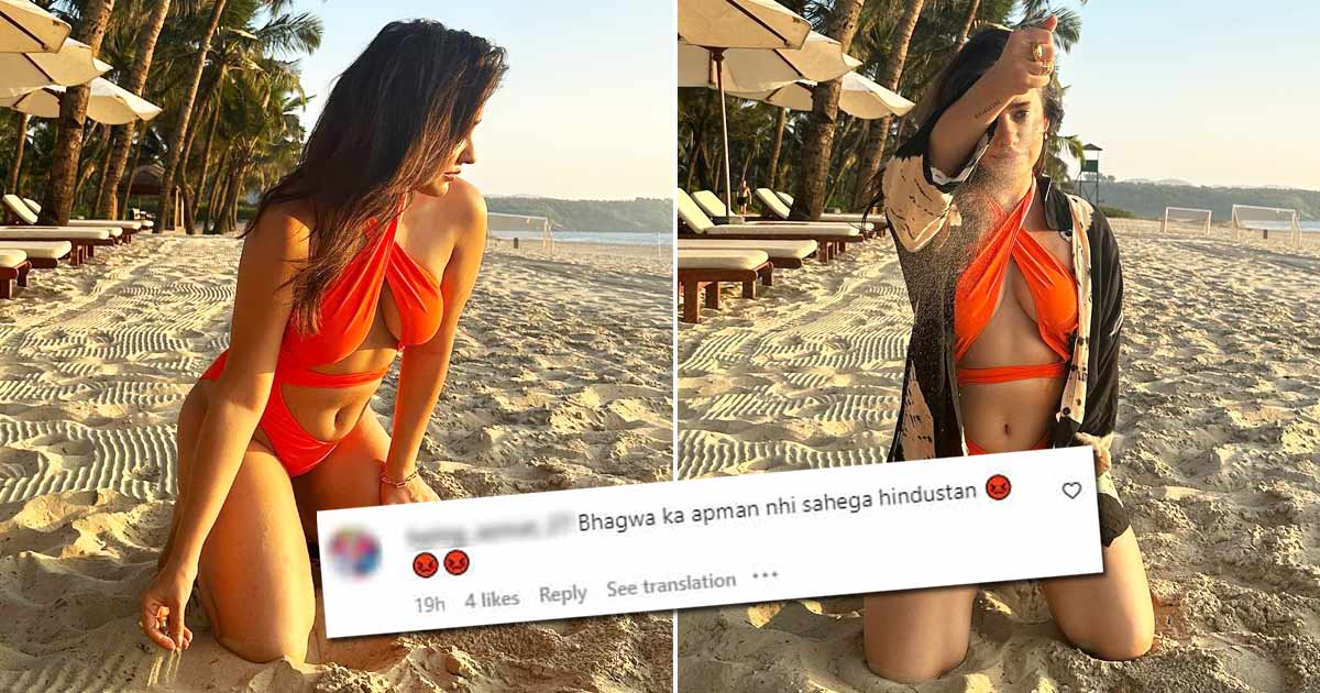 Neha Sharma In An Orange Cut-Out Bikini Lands In Controversy Amid Besharam Rang Row, Netizens Troll Her!