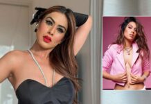 Nia Sharma Once Opted To Wear Only A Stylish Cropped Pink Jacket That Showed Off Her B**bs & Well-Toned Abs