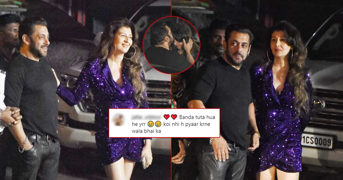 Salman Khan Kisses Ex-Girlfriend Sangeeta Bijlani At Birthday Bash, Fans Get Emotional!