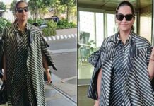 Sonam Kapoor Looks Uber Cool In A Striped Dress & Boots, Netizens Troll The Fashionista - Watch