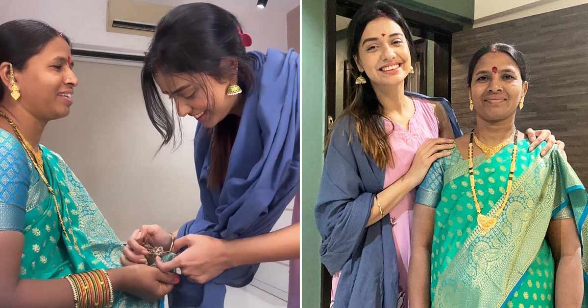 Actress Divya Agarwal shares a heartwarming video celebrating Makar Sankranti with her house help and we are in awe!