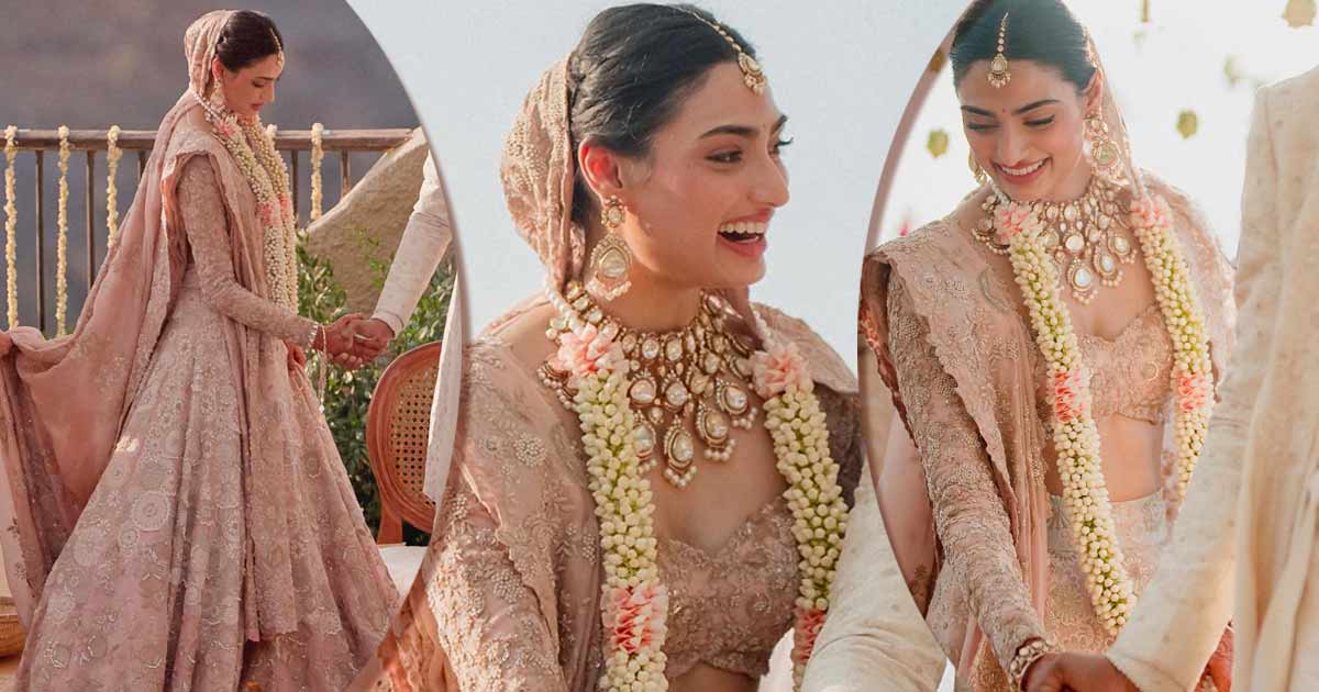 Athiya Shetty’s Minimalistic Pink Hued Handmade Anamika Khanna Lehenga Is For The Trendy Brides-To-Be Who’d Choose The Design Over ‘Designer Model’ With out Settling Down For Something!