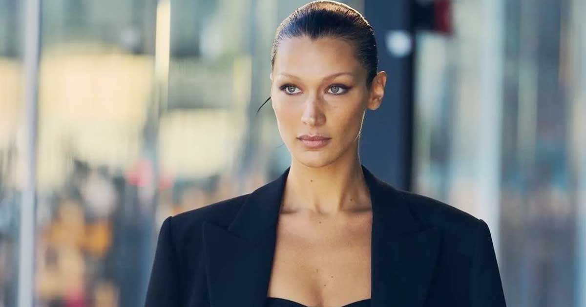 Bella Hadid Looked Flawlessly S*xy In A 'Star & Love' Br*lette While Flaunting Her Abs