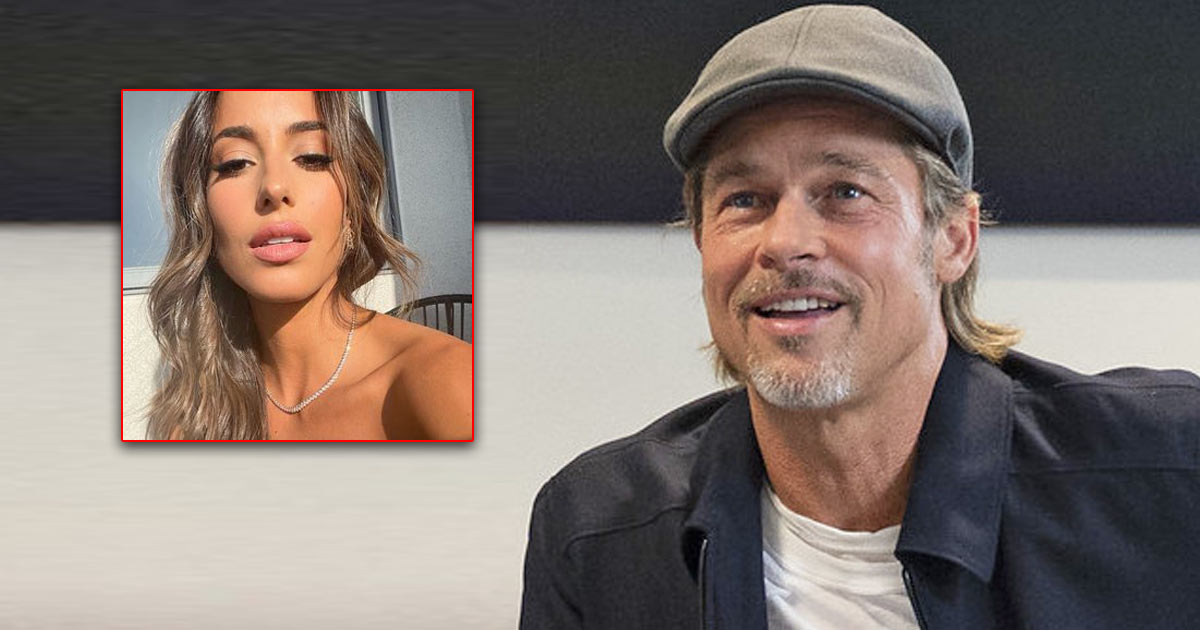 Brad Pitt & Ines de Ramon Chill Topless In Mexico