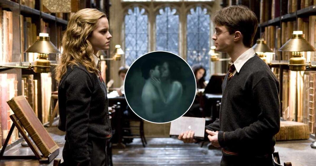 When Daniel Radcliffe of “Harry Potter” described his passionate kiss with Emma Watson of “Hermione Granger,” he said, “She is a bit of an animal but then…”
