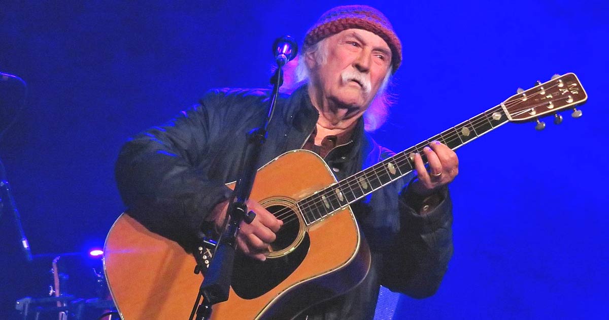 David Crosby of Crosby, Stills & Nash passes on a day after his tweet about heaven