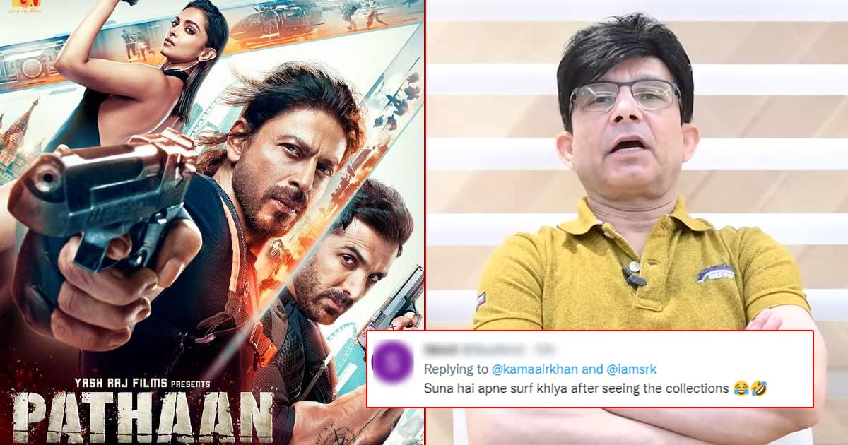 KRK Massively Trolled As He Takes A U-Turn On Pathaan After Movie Turns A Hit!