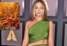 Margot Robbie risks wardrobe malfunction at 'Babylon' Sydney premiere