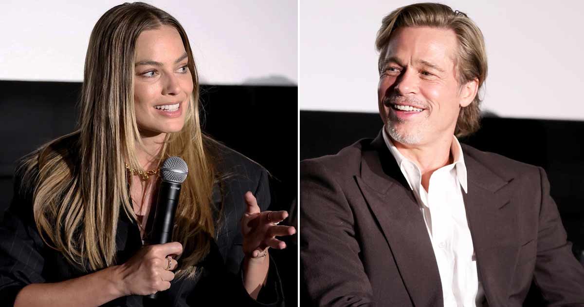 Margot Robbie Ended Up Kissing Brad Pitt During Babylon Shoot & It Wasn