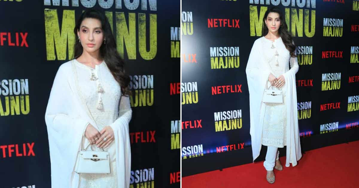 Nora Fatehi Looks Graceful As Ever In A White Chikankari Suit, Netizens Troll - See Video