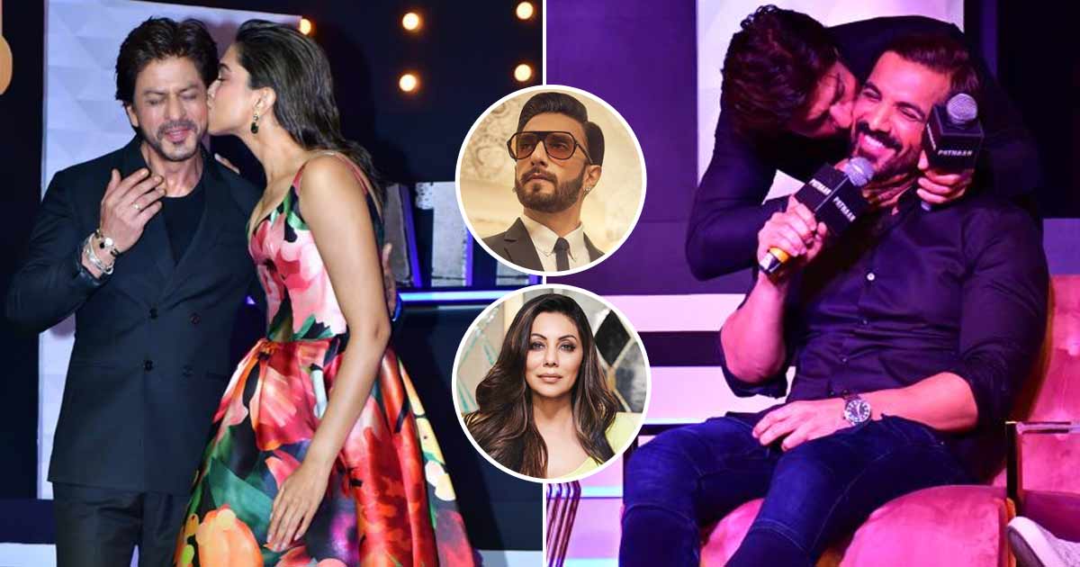 Deepika Padukone Kissing Shah Rukh Khan & Him Kissing John Abraham Ship Netizens In A Tizzy As They Joke About ‘Gauri Bhabhi Ka Khauf’ & ‘Ranveer Singh’s Jealousy’