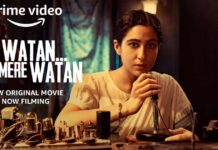 Prime Video Shares the First-Look of Sara Ali Khan-Starrer, Amazon Original Movie Ae Watan Mere Watan, A Dharmatic Entertainment Production
