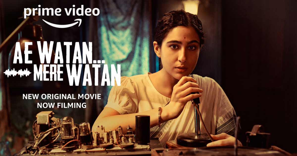 Prime Video Shares the First-Look of Sara Ali Khan-Starrer, Amazon Original Movie Ae Watan Mere Watan, A Dharmatic Entertainment Production