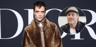 Robert Pattinson Stepped out In A Skirt & Fur Jacket For Dior Menswear 2023-2024 Paris Fashion Week Show