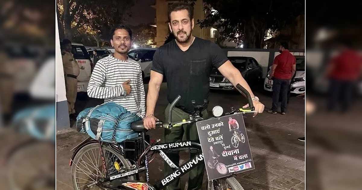 Salman Khan's fan travels 1100 km to wish him on his birthday