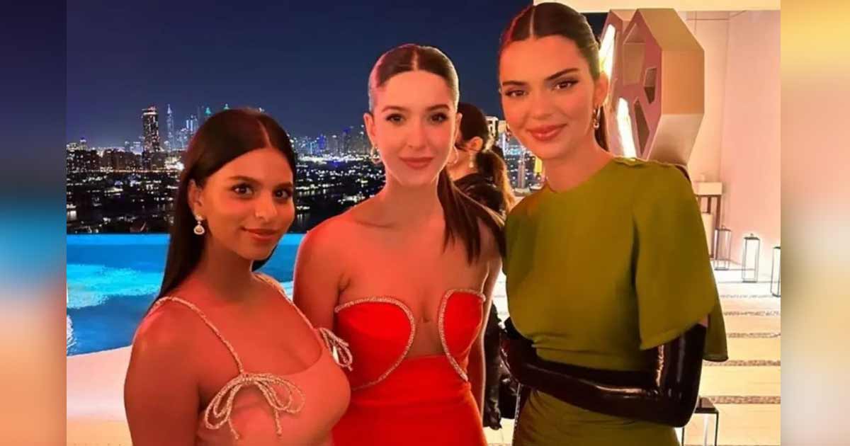 Suhana Khan, Shanaya Kapoor meet Kendall Jenner in Dubai