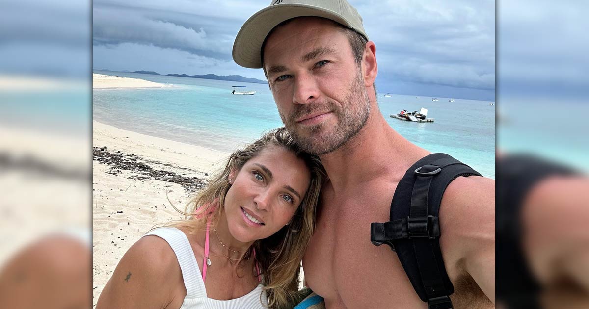 Thor actor Chris Hemsworth vacation photos