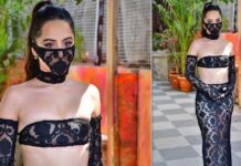 Uorfi Javed Gets Brutally Trolled For Wearing A Mask That Looked Like Women's Undergarment