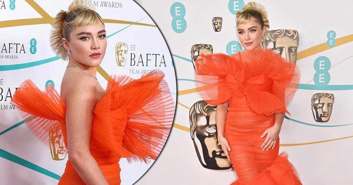 Florence Pugh Makes Heads Turn & Jaws Drop Looking S*xy As Ever In A Semi-Sheer Floor Touching Gown