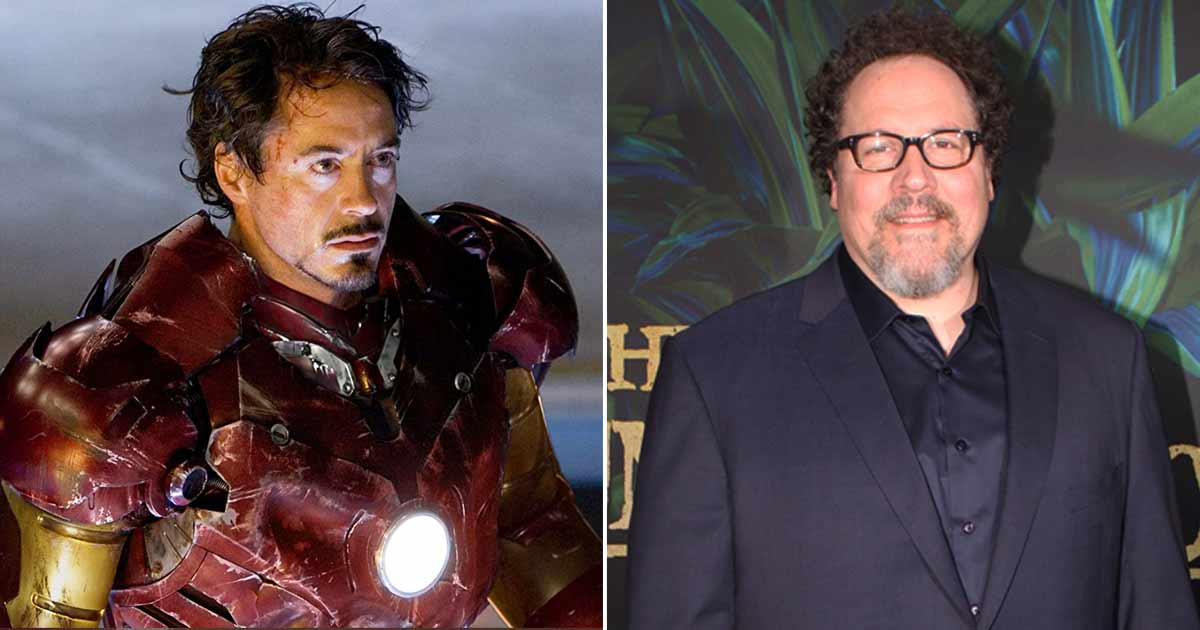 ‘Iron Man’ Robert Downey Jr Sticks Gum On Director Who Began The Avengers Jon Favreau’s ‘Stroll Of Fame’ Star, Says “Simply To Make It Official”