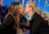 Jennifer Aniston Kissing Ellen DeGeneres