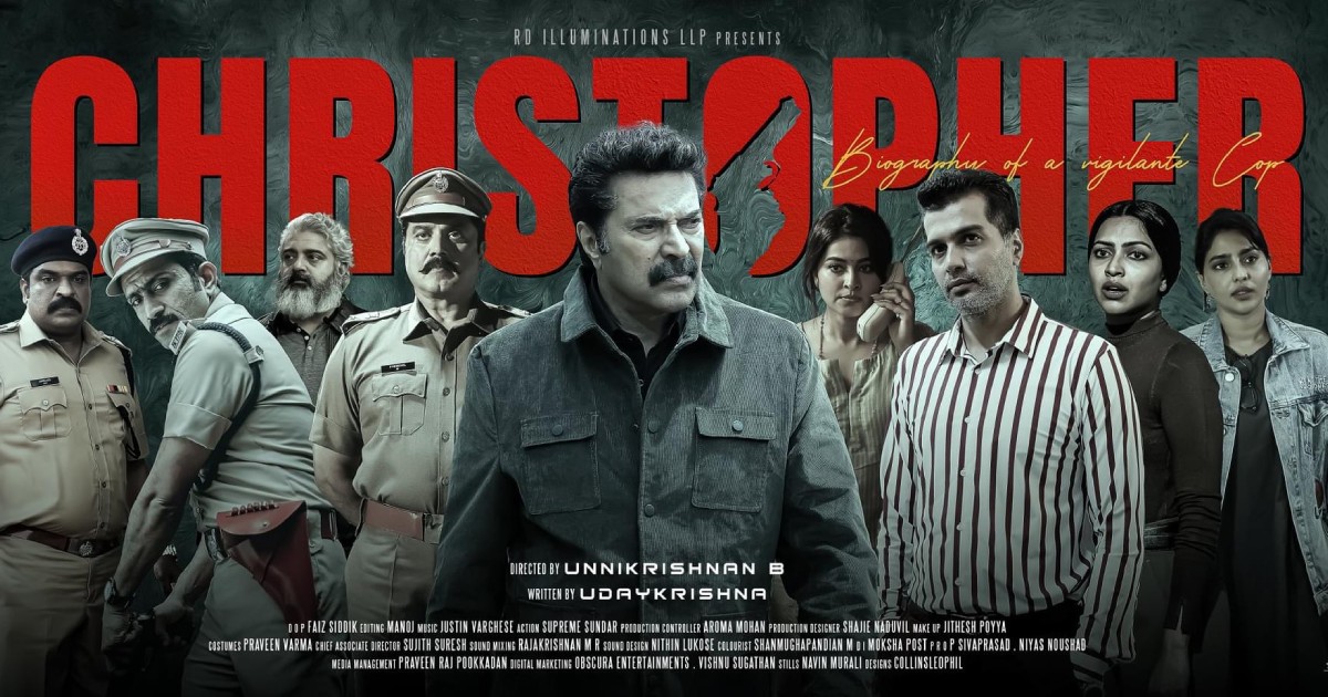Mammootty pumped up as 'Christopher' hits screens tomorrow